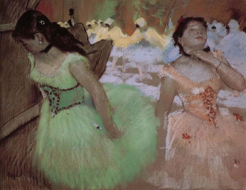 Edgar Degas Dancer entering with veil oil painting image